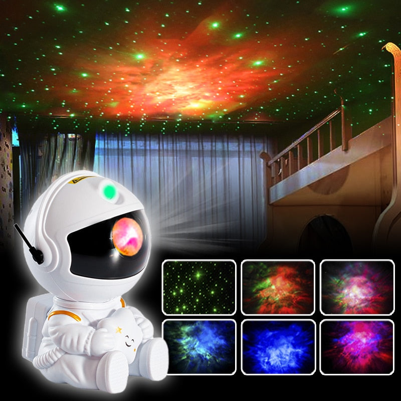 Astronaut Galaxy Stars Projector